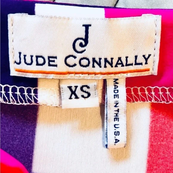 Jude Connally Beth JC Blocks Pink Sleeveless Geometric Shift Dress XS💛 - Picture 7 of 9